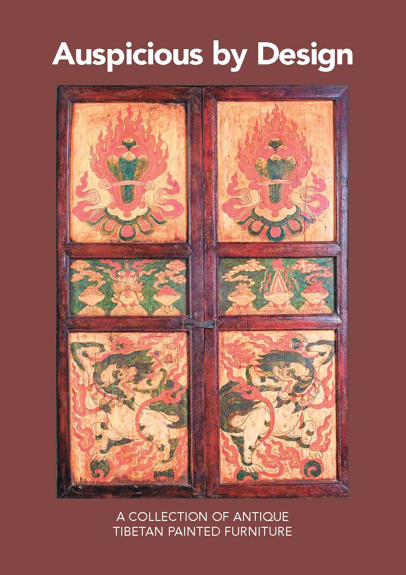 Auspicious by Design - A Collection of Antique Tibetan Painted Furniture By Camilla Corona
