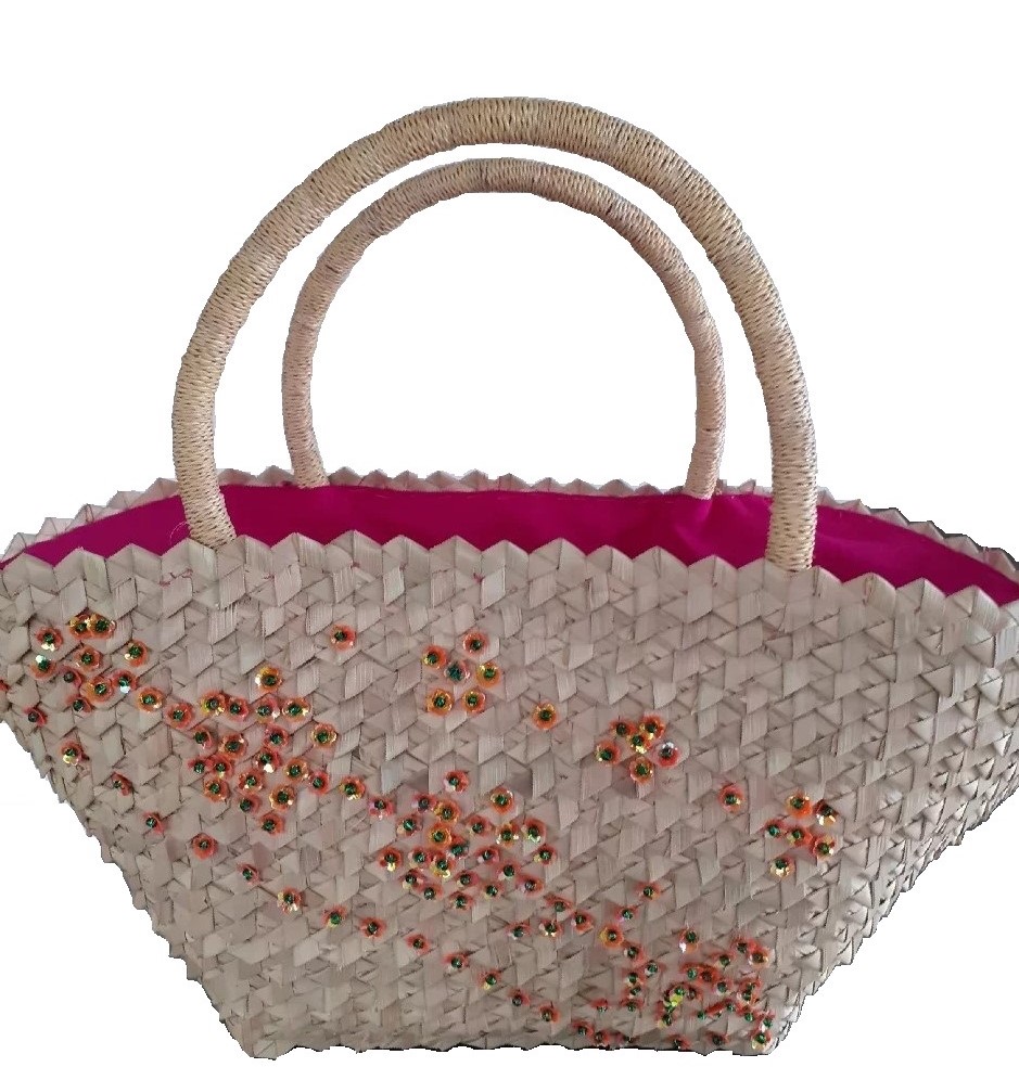 100% Natural Handmade Dwarf Wild Palm Bag