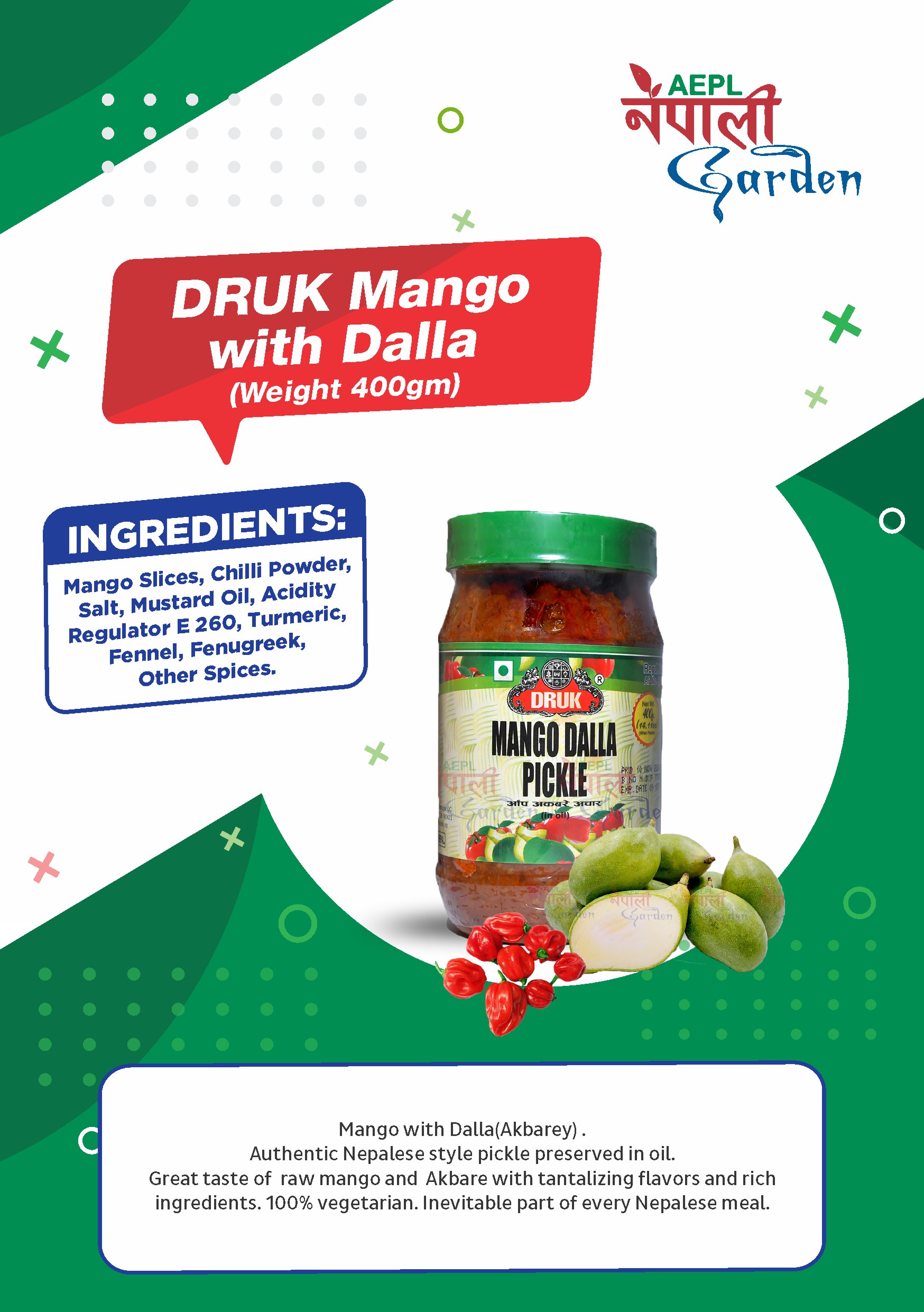 DRUK Mango with Dalla(12 Jars)