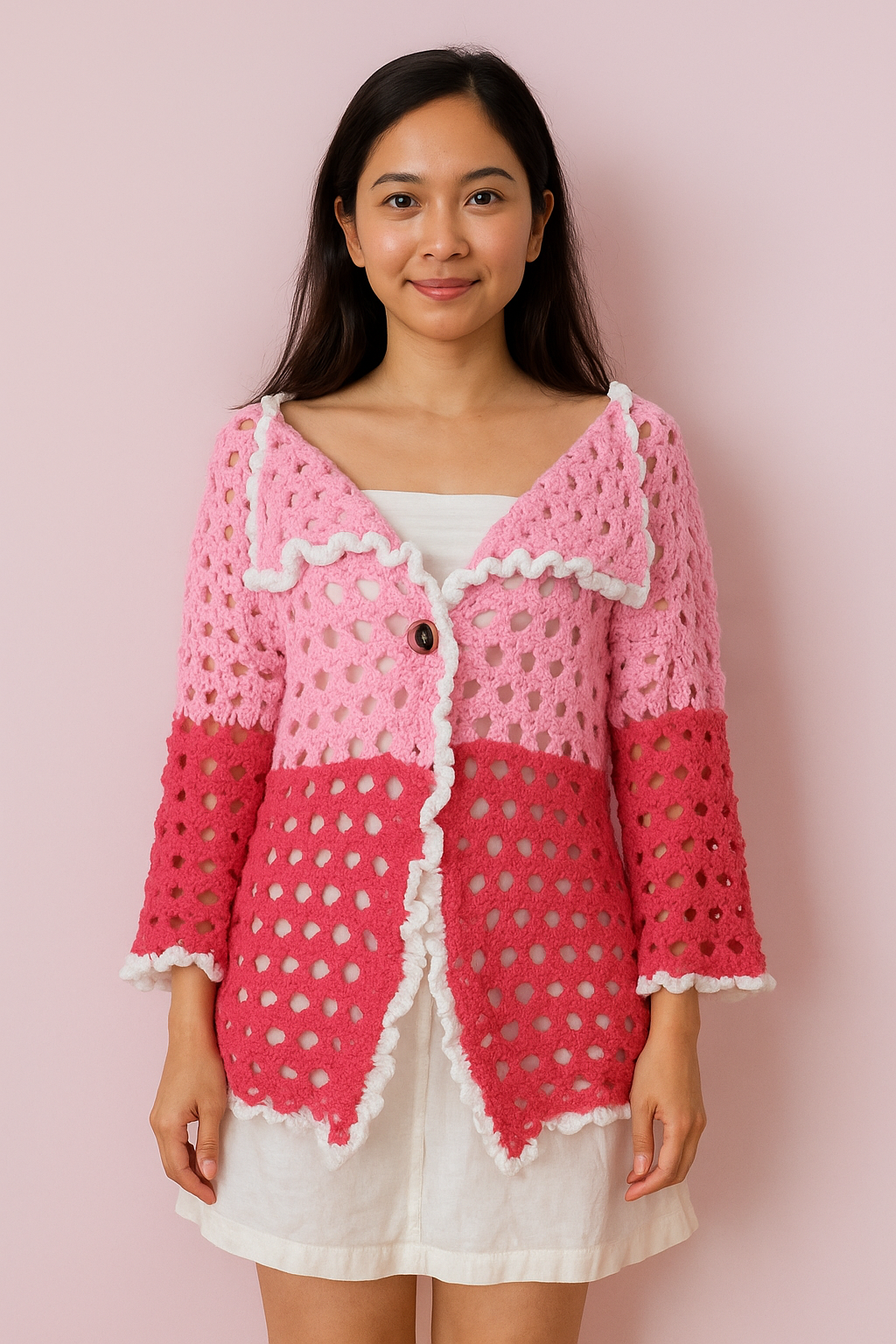 Crochet ladies tops