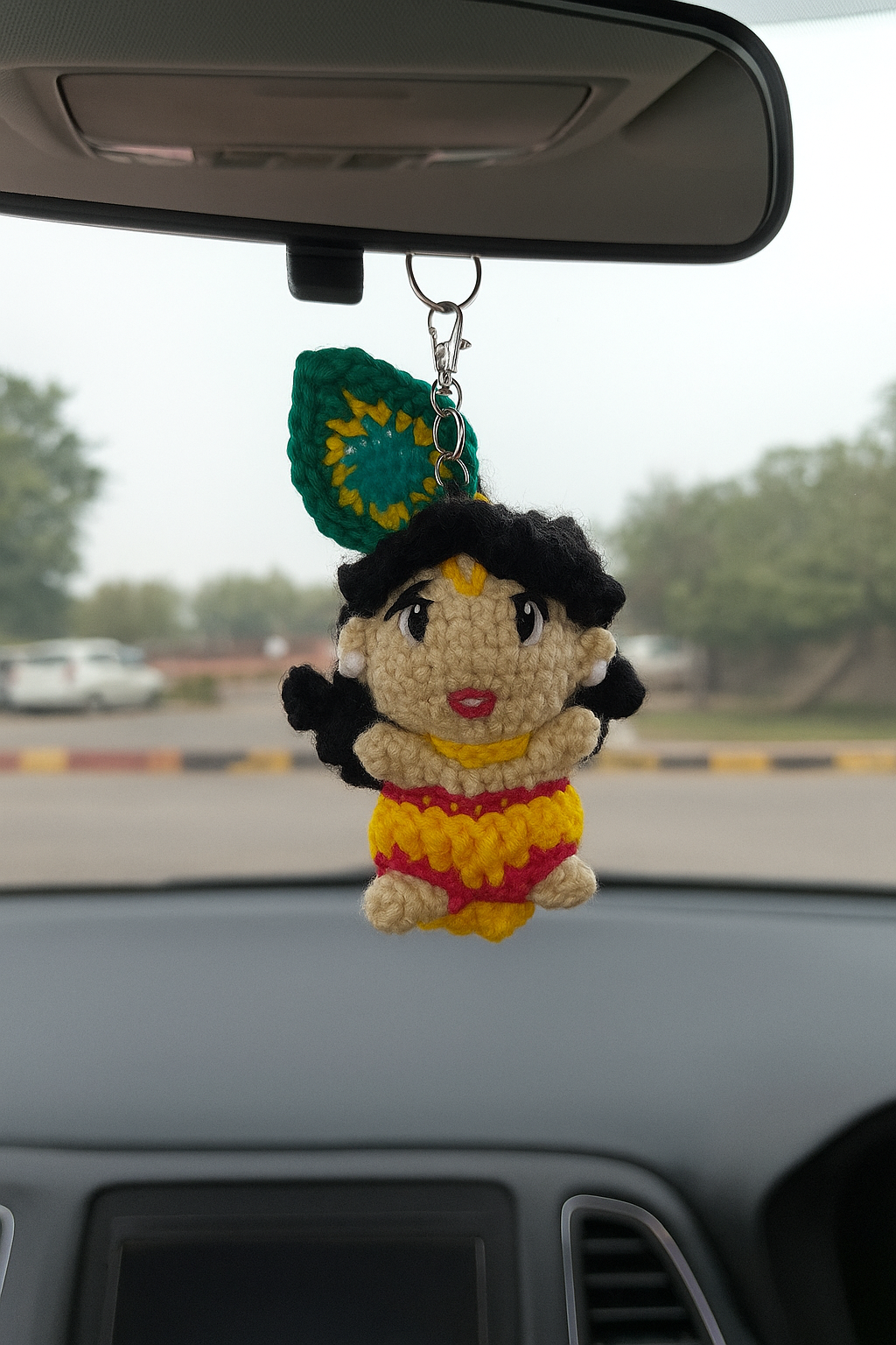 Little Krishna Keychain / Little Krishna / Crochet keychain / Amigurumi keychain