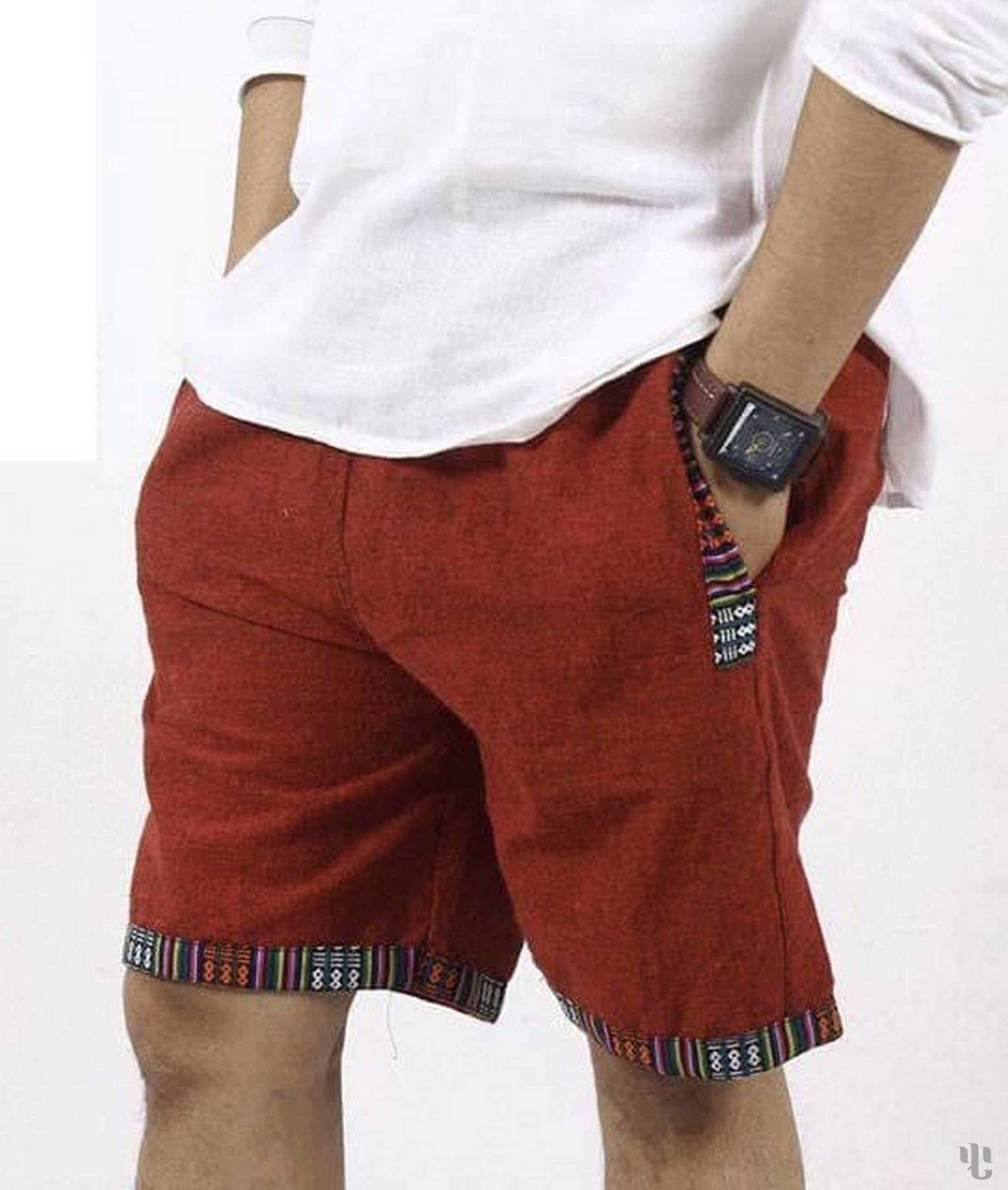 Nepali Handmade Cotton Shorts, Dying 