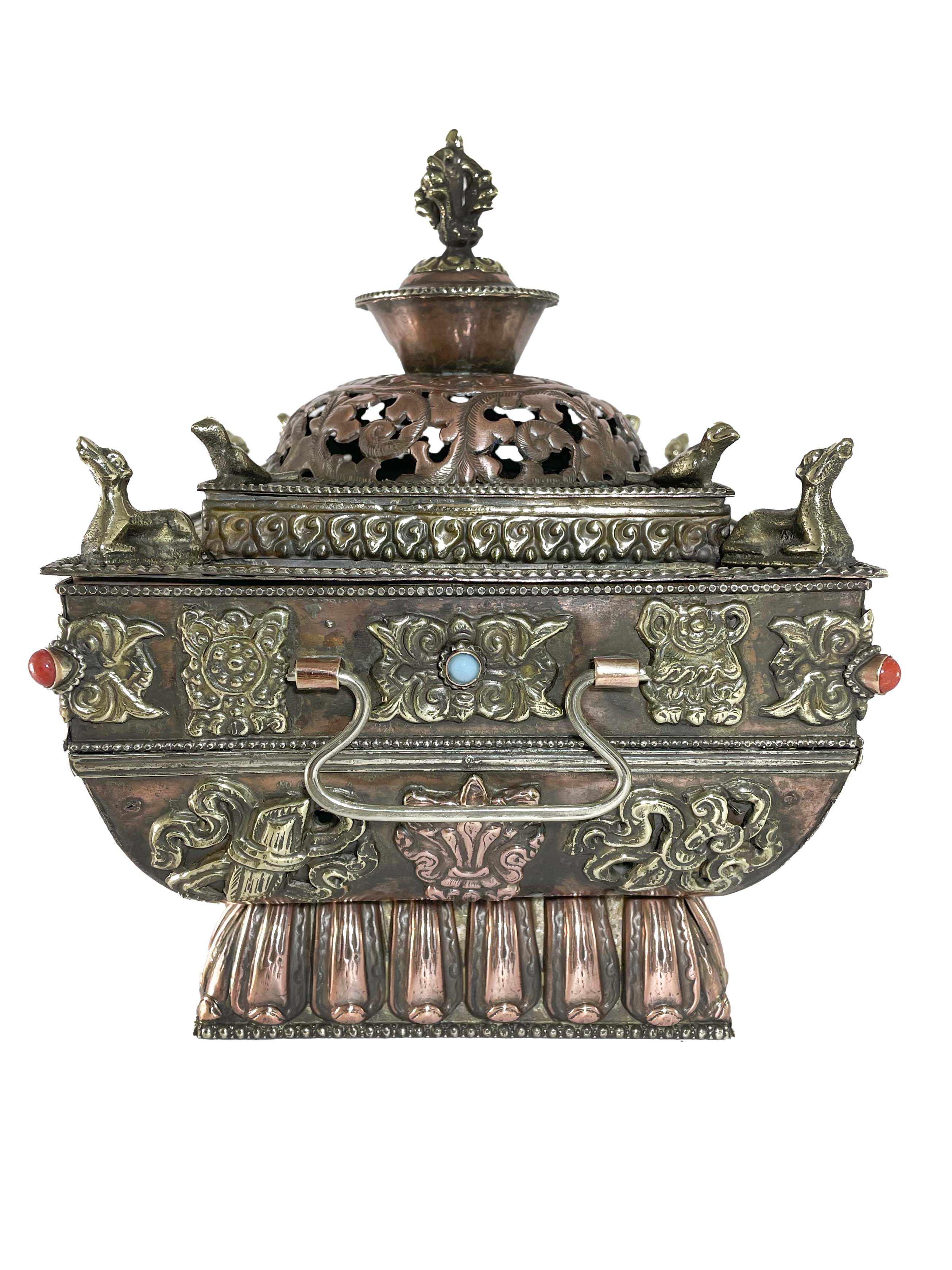 Incense Burner, Copper plated 