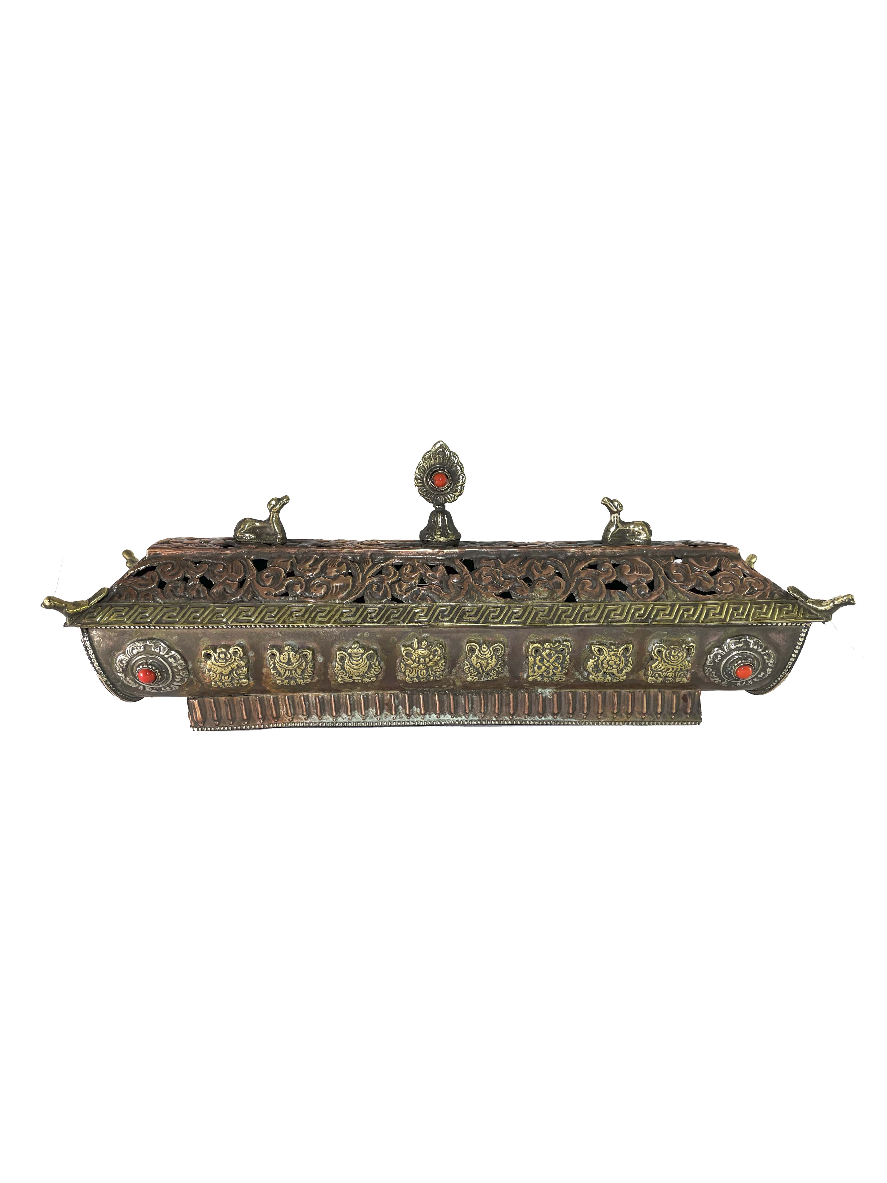 Incense Burner, Copper plated 