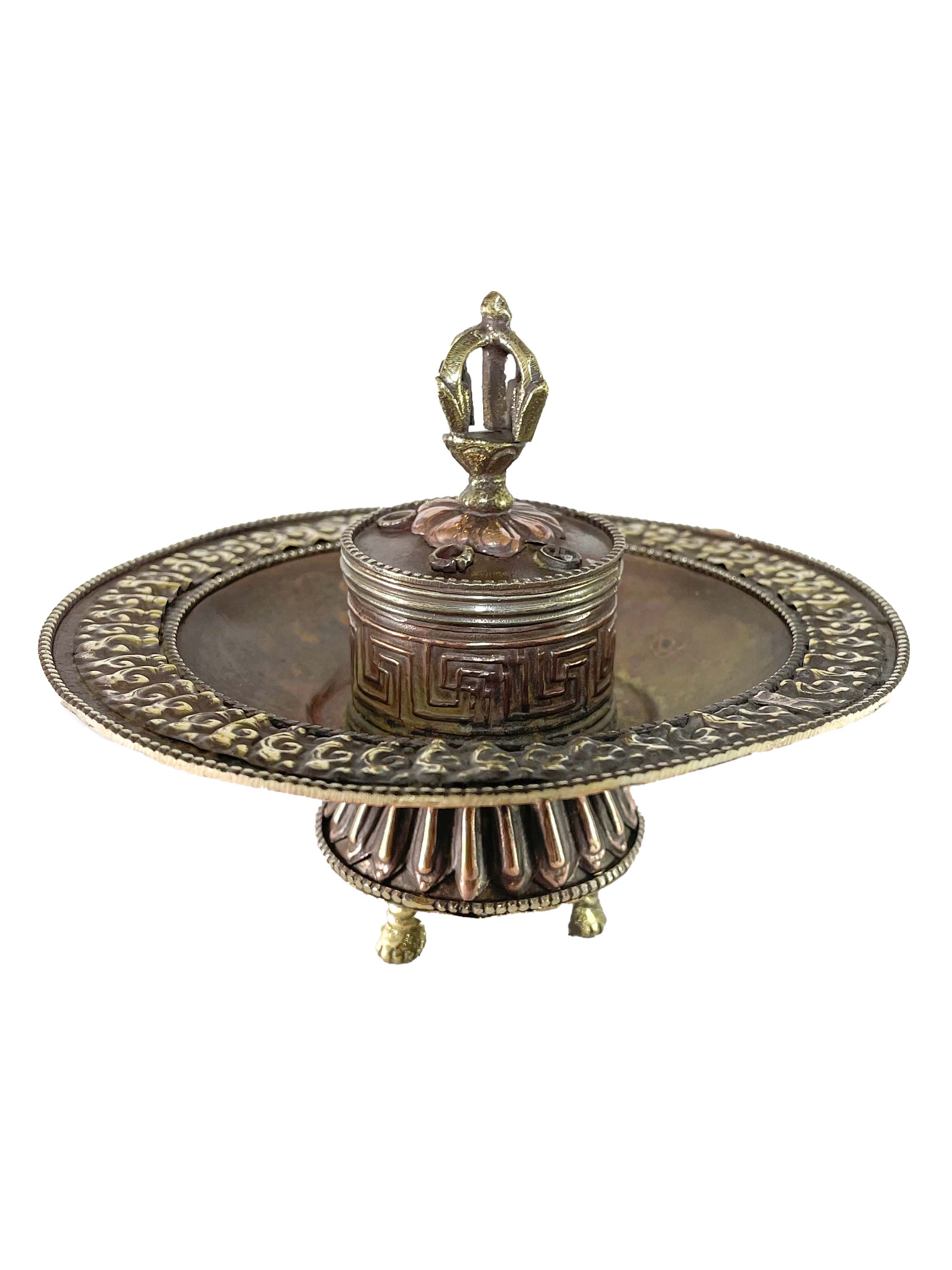 Incense Burner, Copper plated 