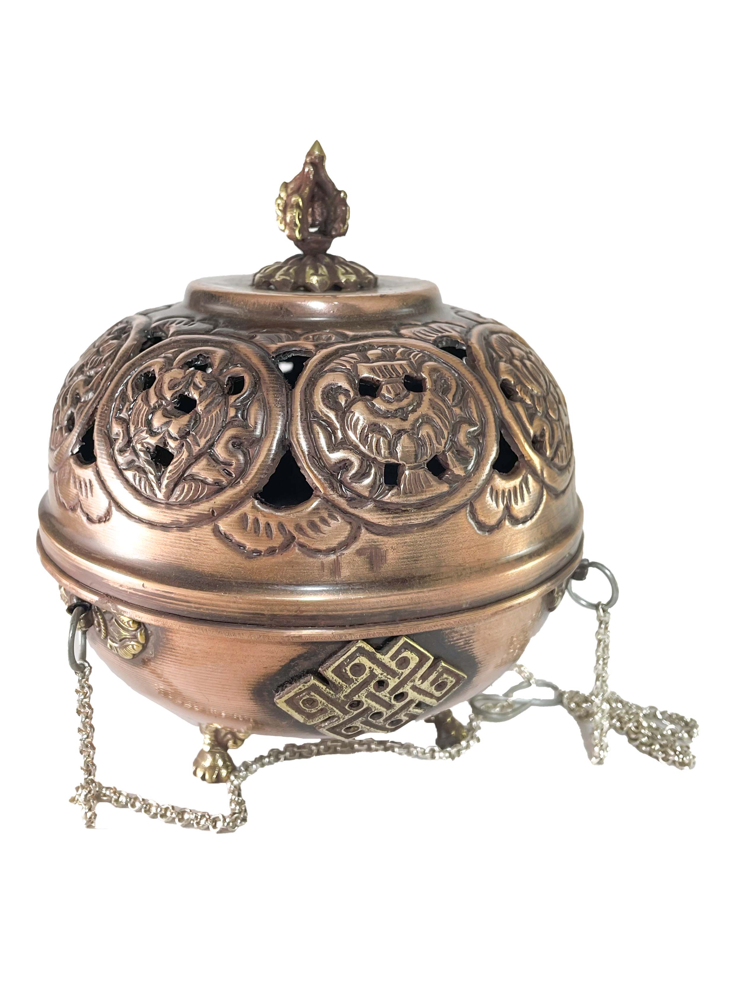  Incense Burner, Copper plated 