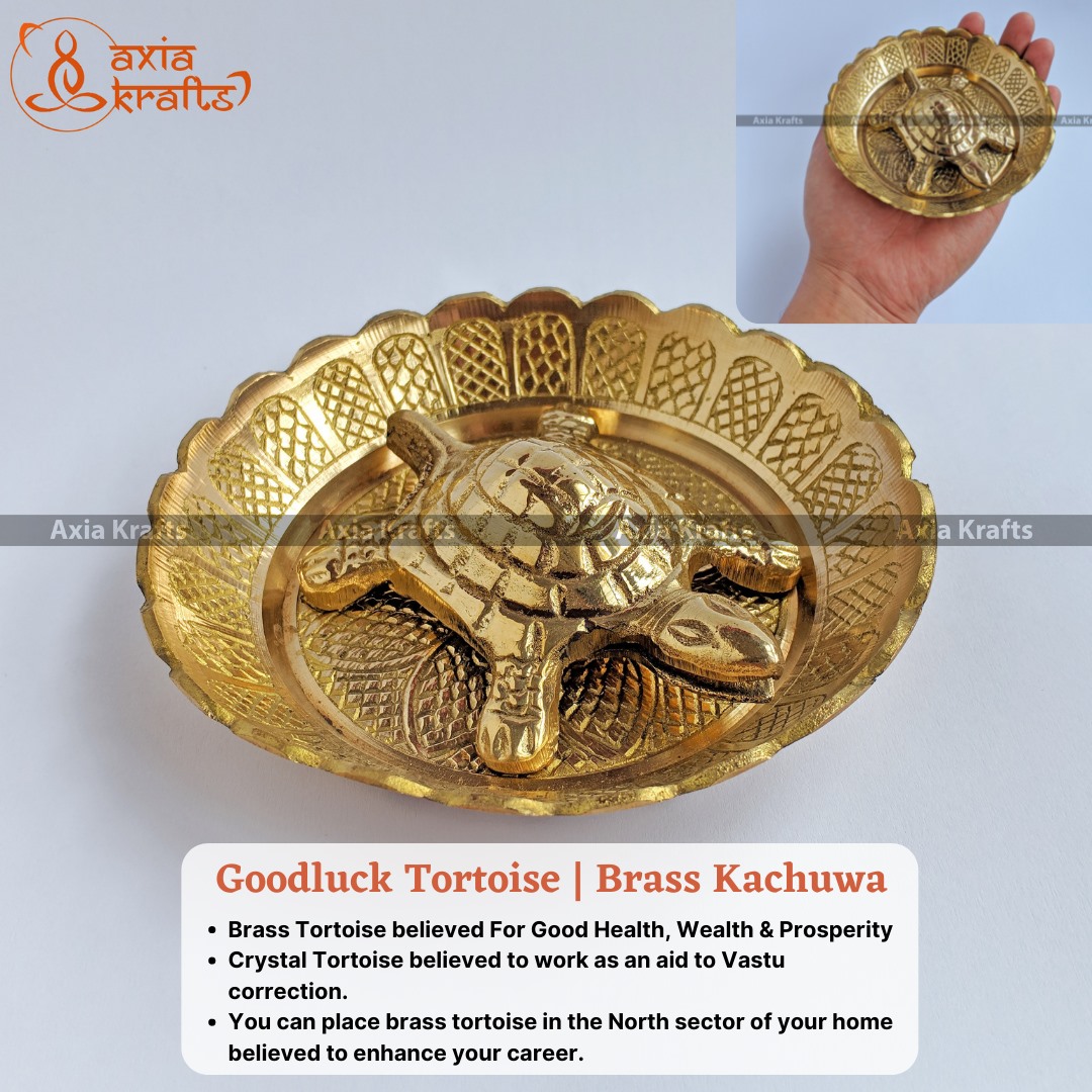 Brass Goodluck Tortoise Kachuwa