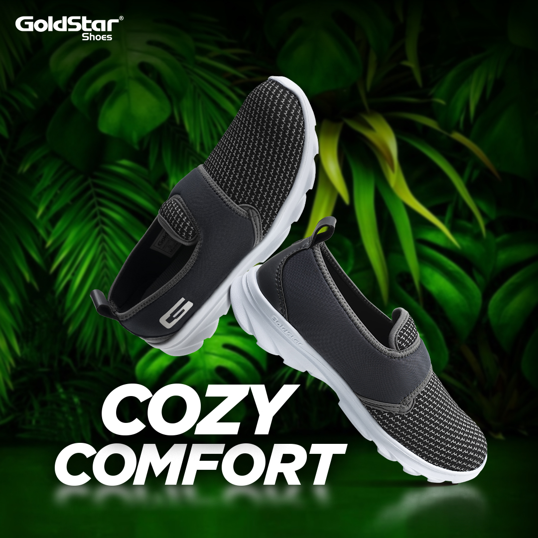 L604 Grey Goldstar Shoes for Women