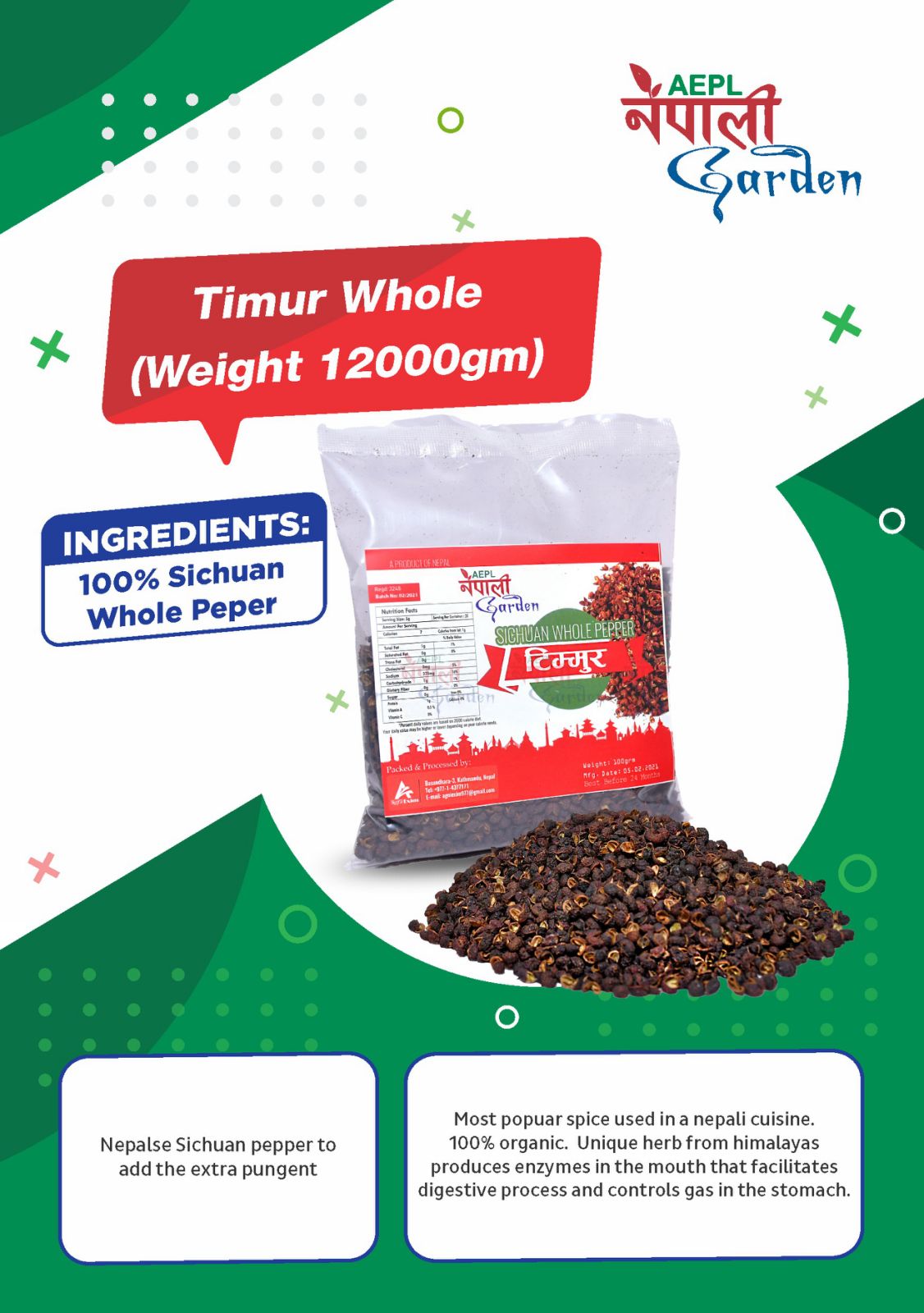 NG Timur Whole  (100 Packets)