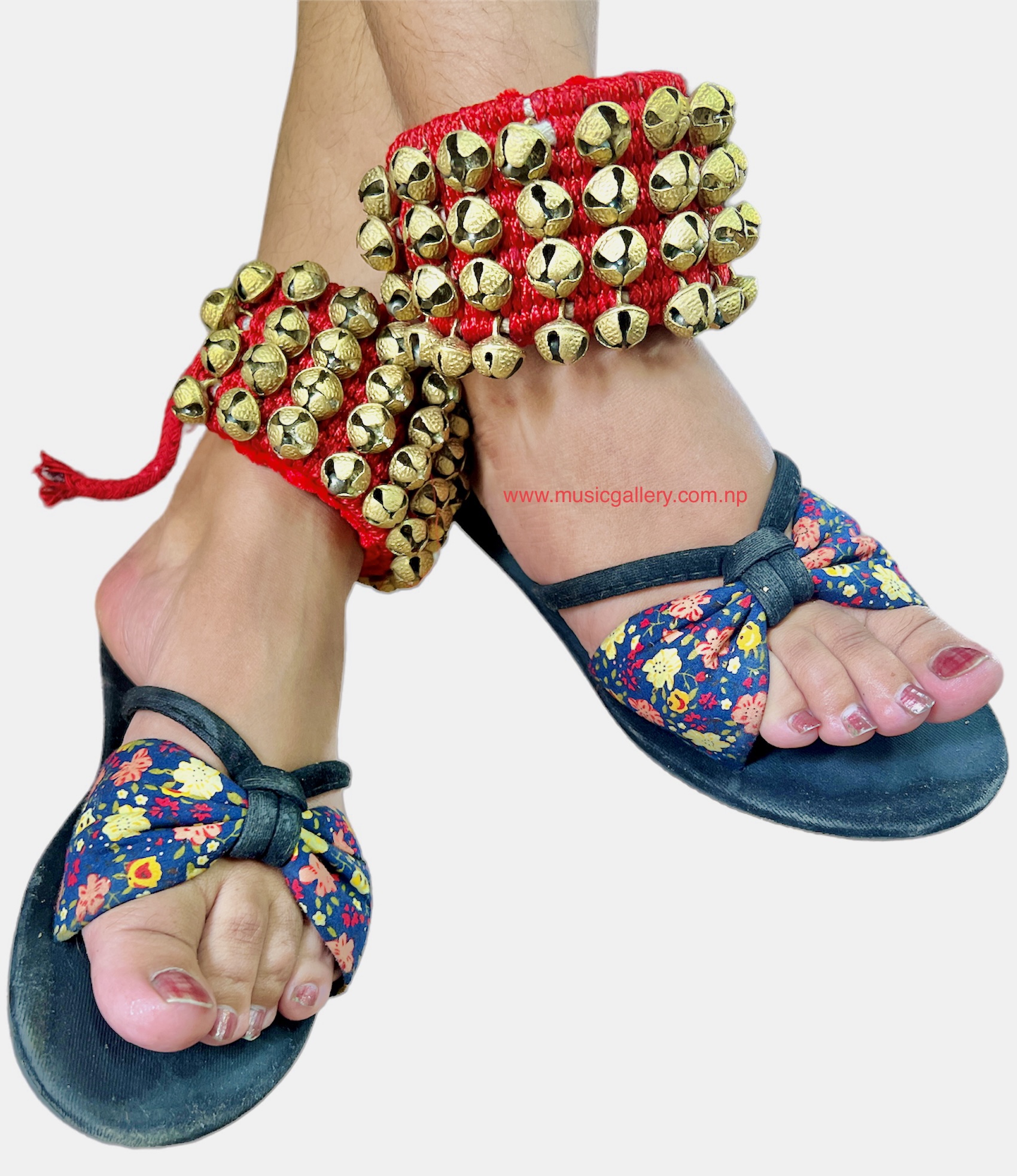 Kathak Dancing Ghungroo 4 Line 40 + 40 Ankle Bell Pair Classical Dancers Bharatnatayam