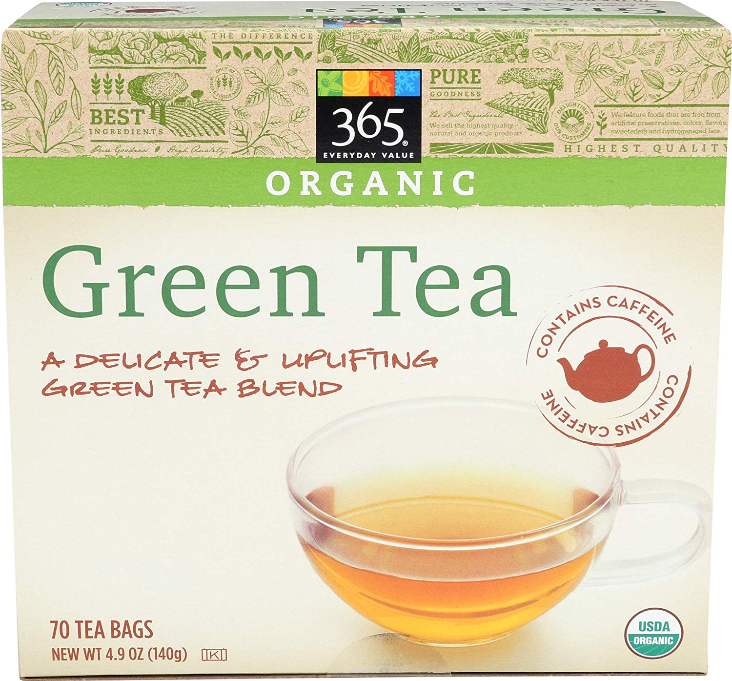 365 Everyday Value, Organic Green Tea