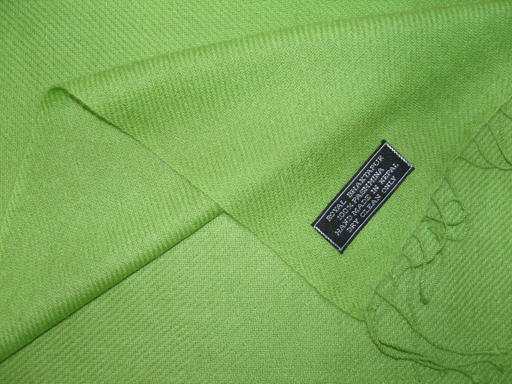 Cashmere winter Stole-green