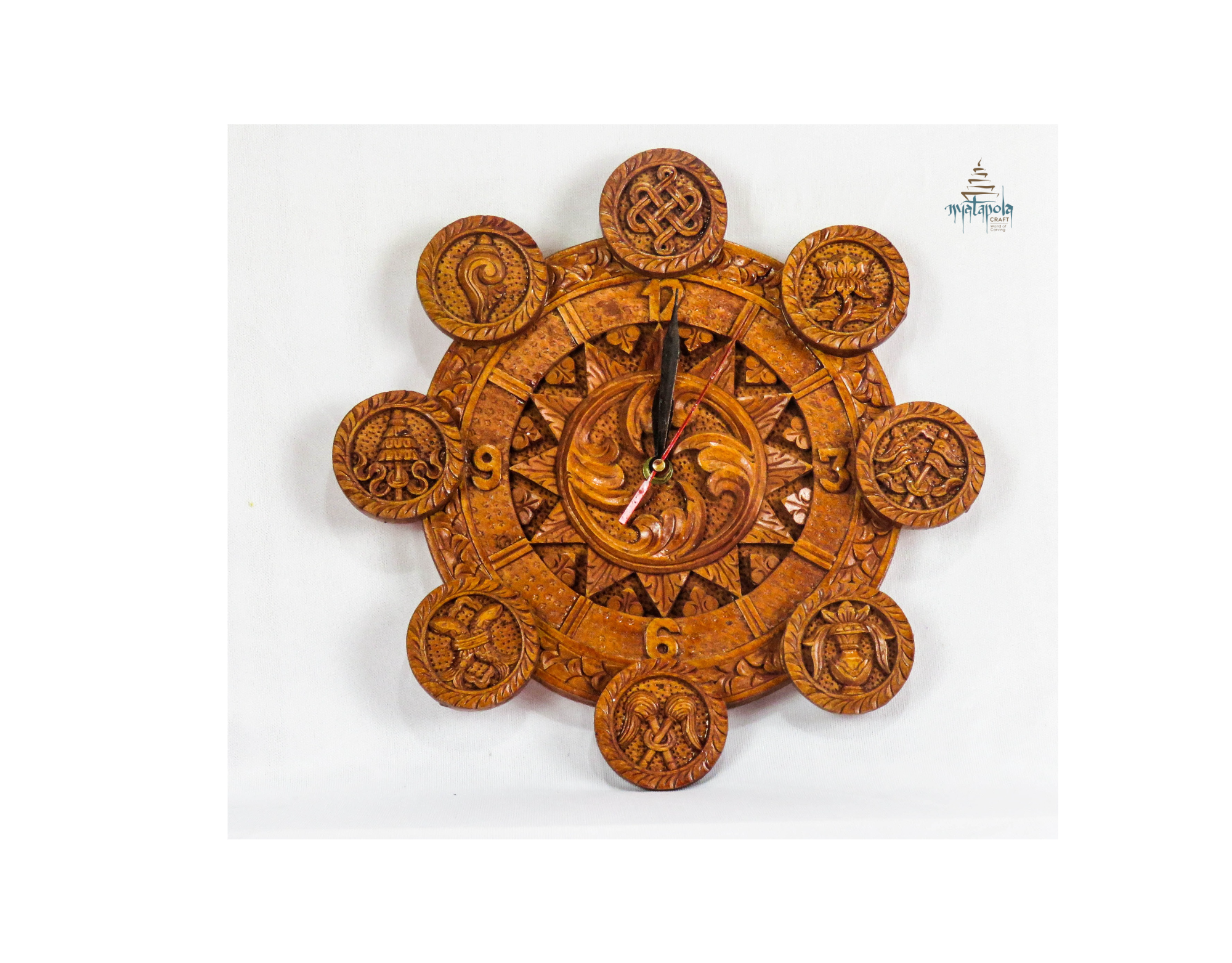 Wooden Watch With Astamangal 