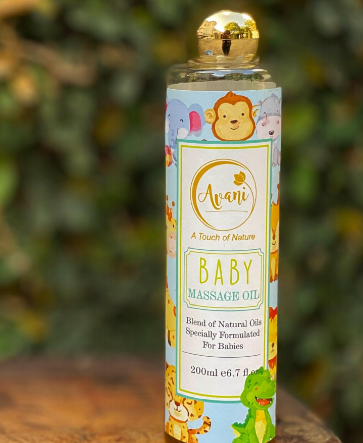 Avani Baby Massage Oil- Carefully Curated For Delicate Baby Skin (200 ml)