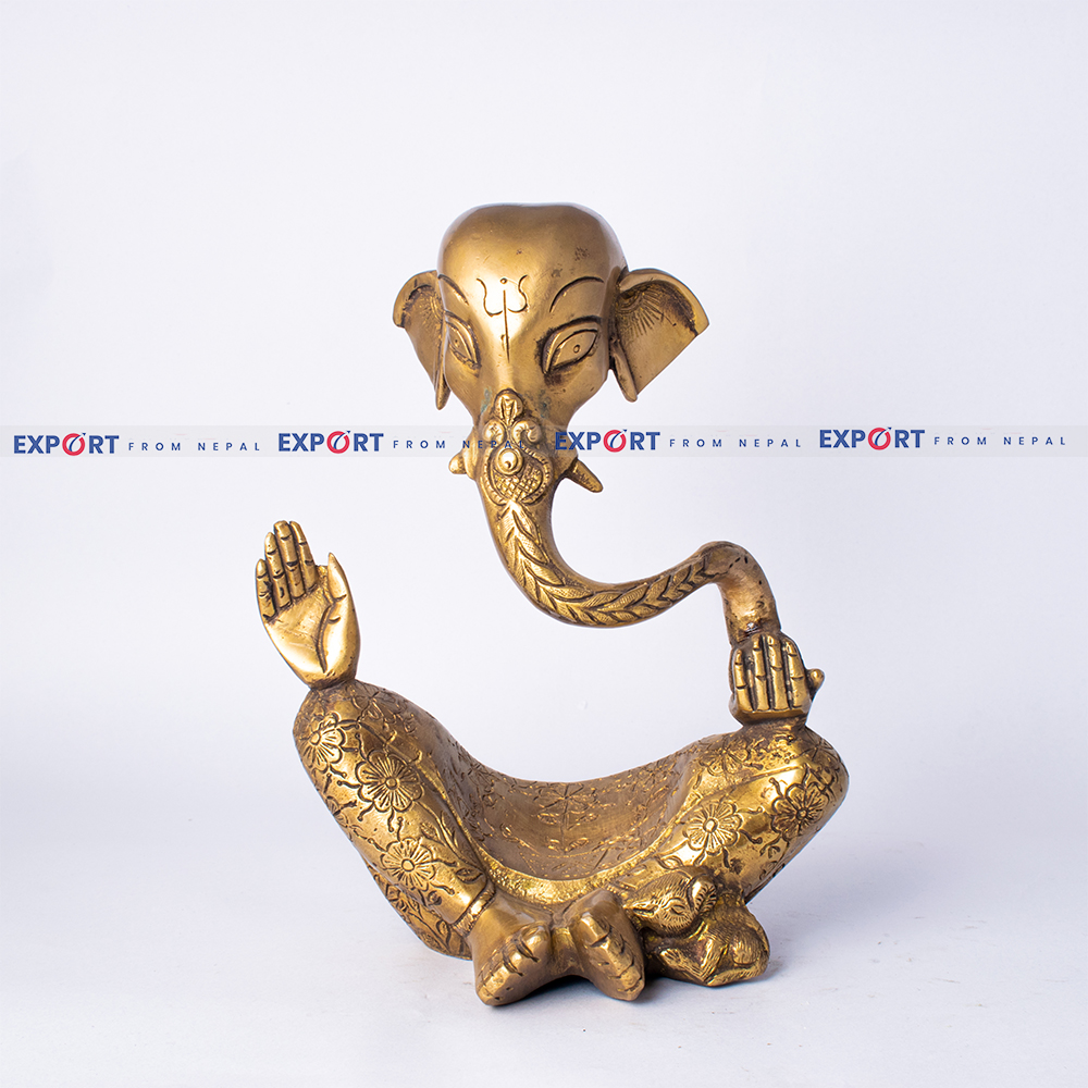 3D Ganesh Blessing Statue