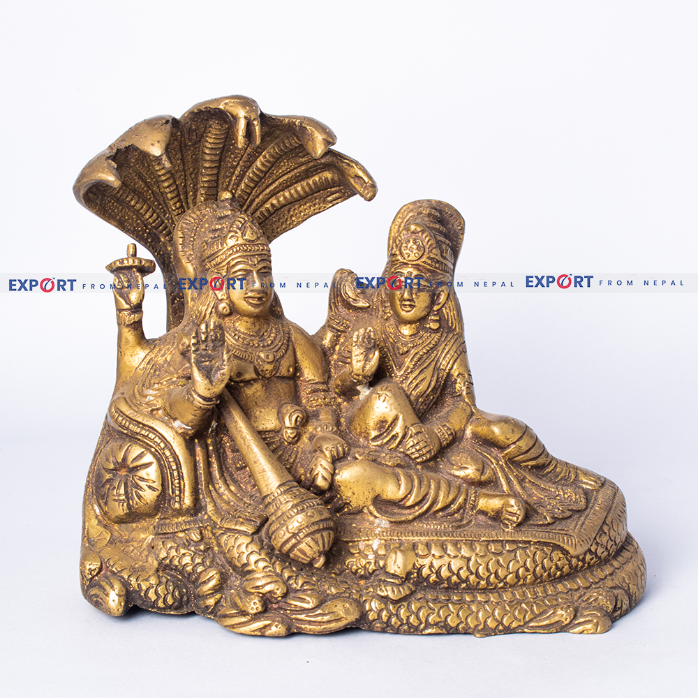 Bishnu and Laxmi Statue