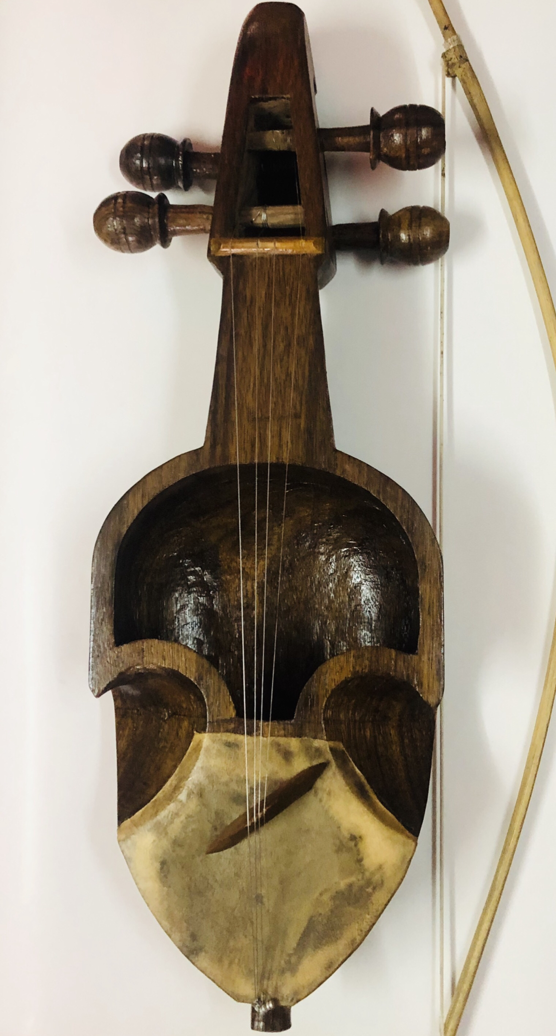 Wooden Nepali Sarangi -Professional