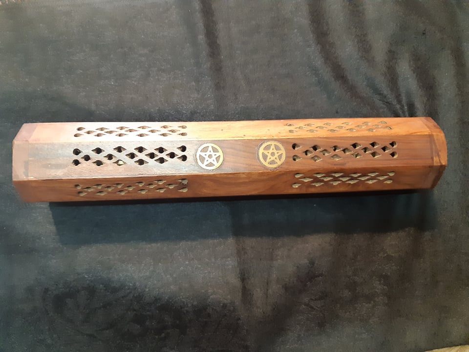 wooden incense box