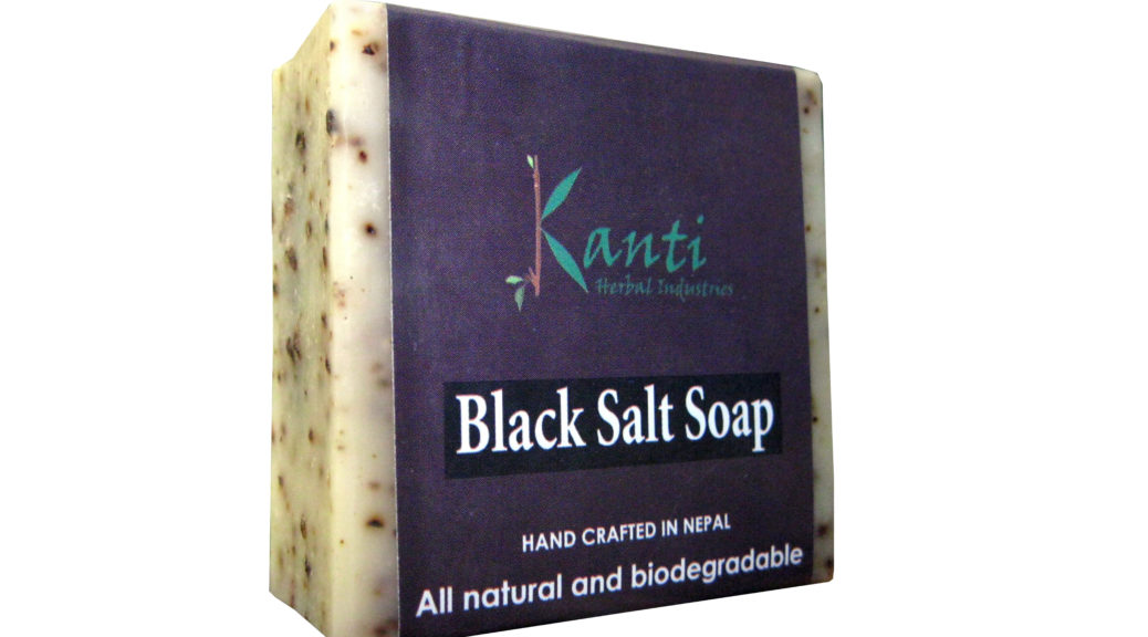 Kanti Herbal Black Salt Soap- 80gm