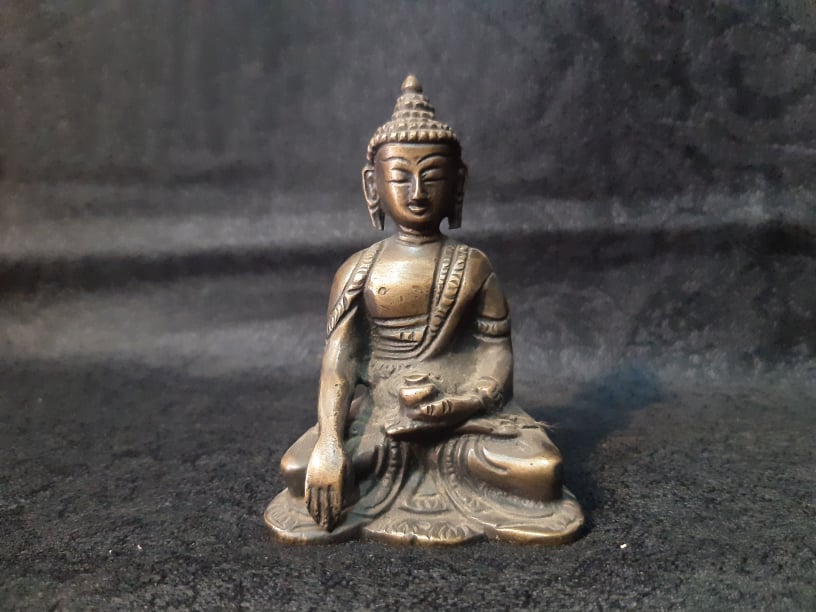 metal buddha