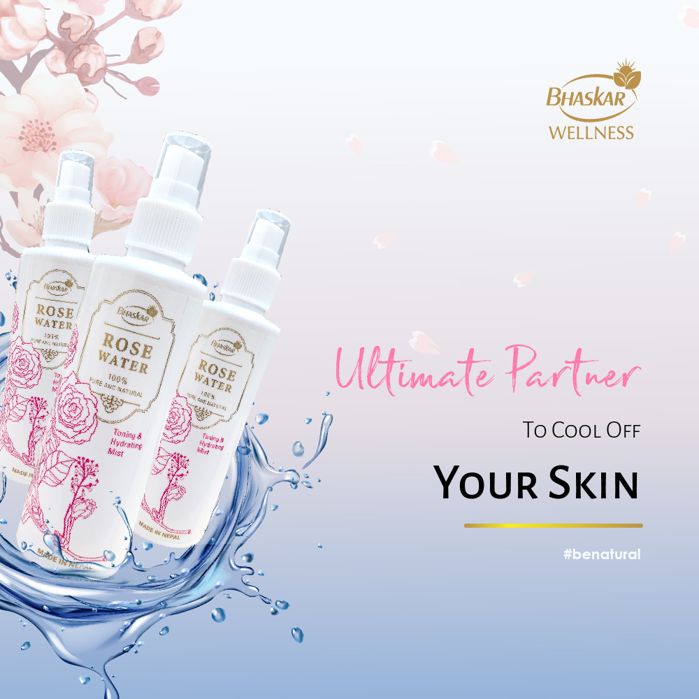100% Pure Natural Himalayan Rose Water Mist Skin Hydration and Toner