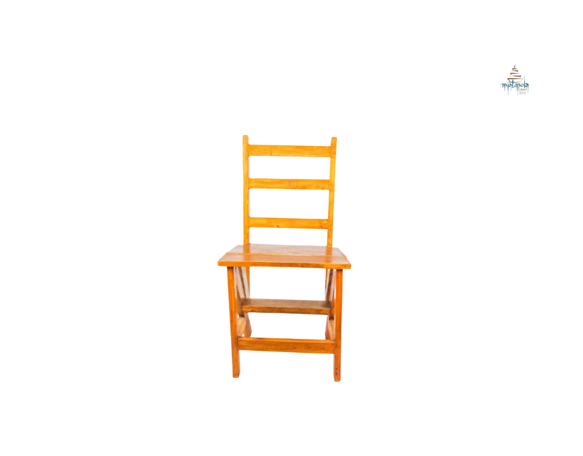 Wooden Foldable Ladder and Chair