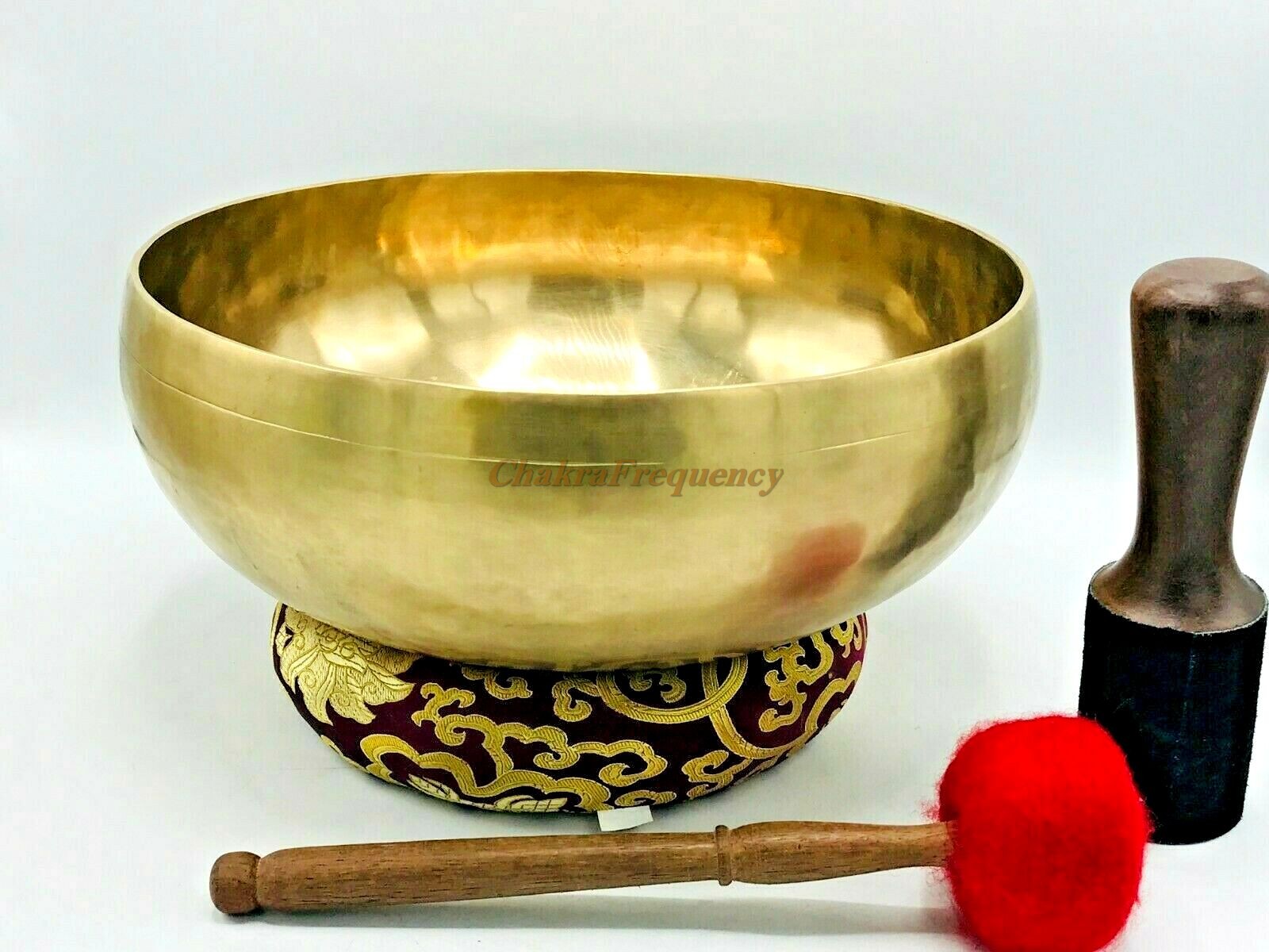 12 Inch High Quality Tibetan Singing Bowl-Peter Hess singing Bowl-Deep Resonate Sound Vibration Singing Bowl-Yoga and Meditation Sound Healing Bowl-Chakra Balancing Singing Bowl-Sound bathing and soothing music bowl comes with cushion, mallet, and striker