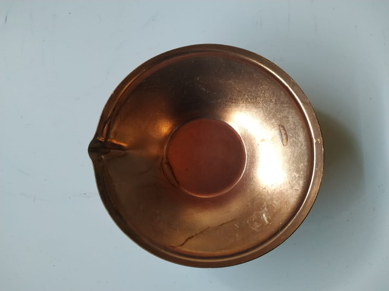 Handmade Aarati Copper Diyo Oil Lamp