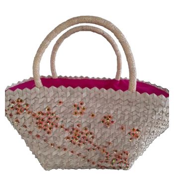 100% Natural Handmade Dwarf Wild Palm Bag