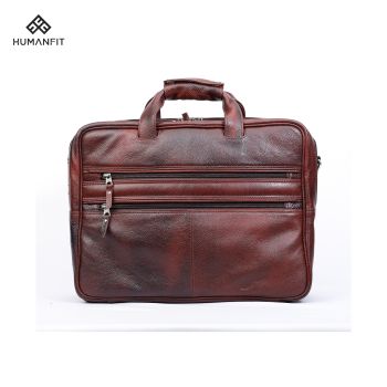 Human Fit Leather Executive Everest Laptop Bag