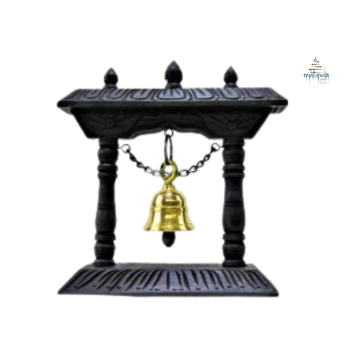 Wooden Frame Brass Bell