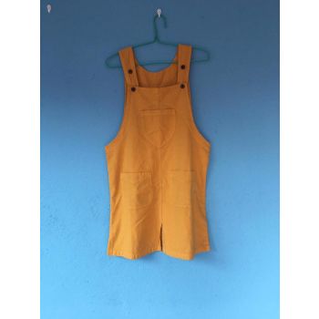 Soft & Light Fine Cotton Orange Suspender Skirt 