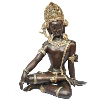 Indra State Silver Plated Black Oxidized