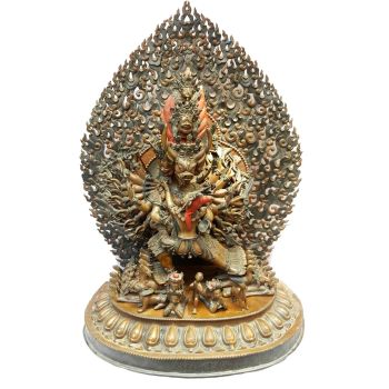Yamantaka Shakti , Megasambara, Vajrabhairaba Double Color Oxidation