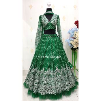 Green Lehenga