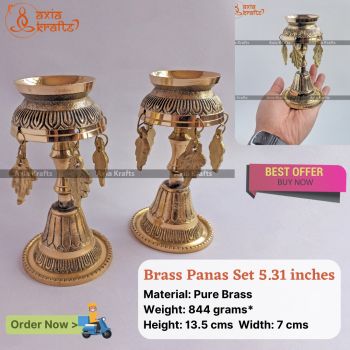 Brass Panas Set 5.31 Inches