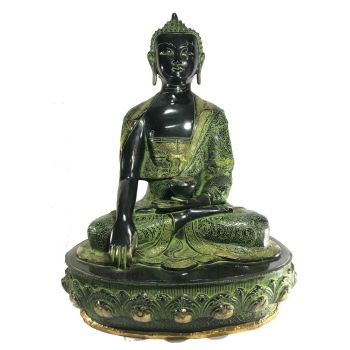Statue of Shakyamuni Buddha, with Antique Finishing