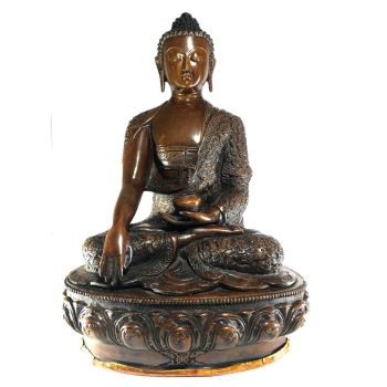 Statue of Shakyamuni Buddha, with Antique Finishing