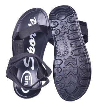 Black Sandals for Men