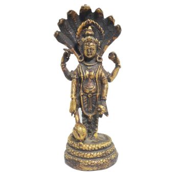 Statue of Vishnu , Antique Finishing