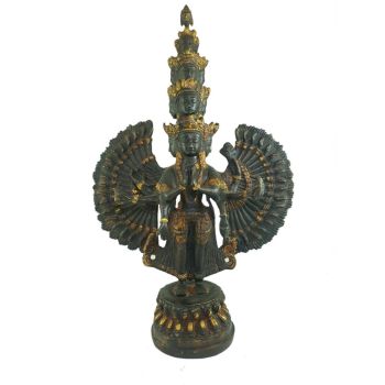 Statue of Sahasrabhuja Avalokiteswara , Antique Finishing