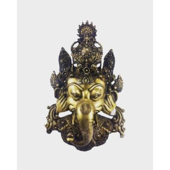 Big Metal Ganesh Mask