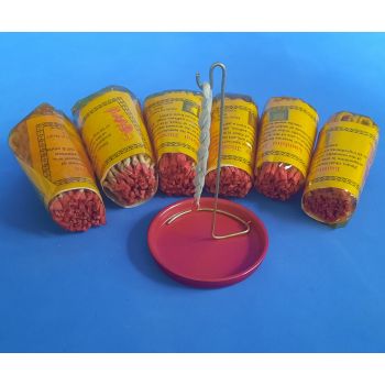  Incense Holder Plus Package of 6 Handmade Lumbini Incense(Total 240 pieces)/ Dhoop/ Dhup/Dhoop Holder/Dhup Holder