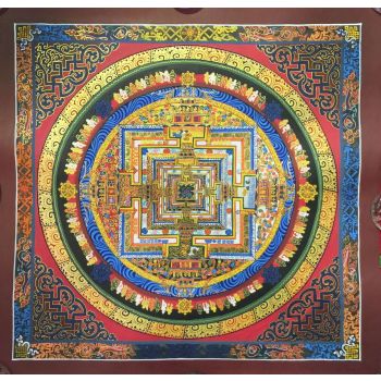  Tibetan Thangka of Kalachakra Mandala