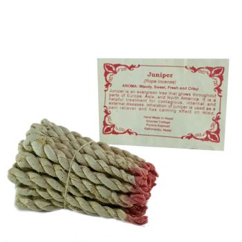 Juniper: Traditional Handmade Rope Incense