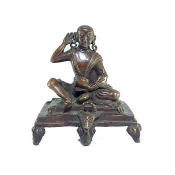  Old Stock , Tibetan Statue of Milarepa, Chocolate Oxidized , Last Piece