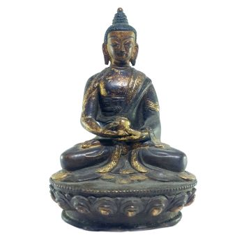  Old Stock , Tibetan Statue of Amitabha Buddha, Chocolate Oxidized , Last Piece
