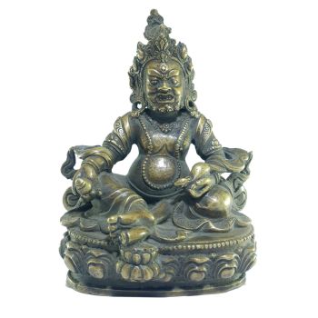 Old Stock , Tibetan Statue of Yellow Jambala