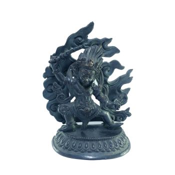  Old Stock , Tibetan Statue of Rahula, Chocolate Oxidized , Last Piece
