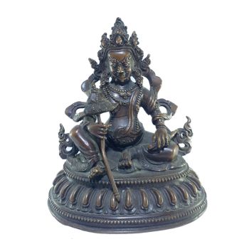 Old Stock , Tibetan Statue of Chatur Maharaj, Chocolate Oxidized , Last Piece